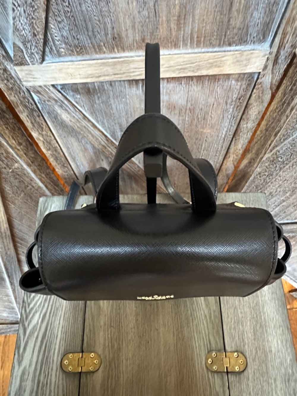 Kate Spade Black Saffiano Leather Backpack - Picture 5 of 15